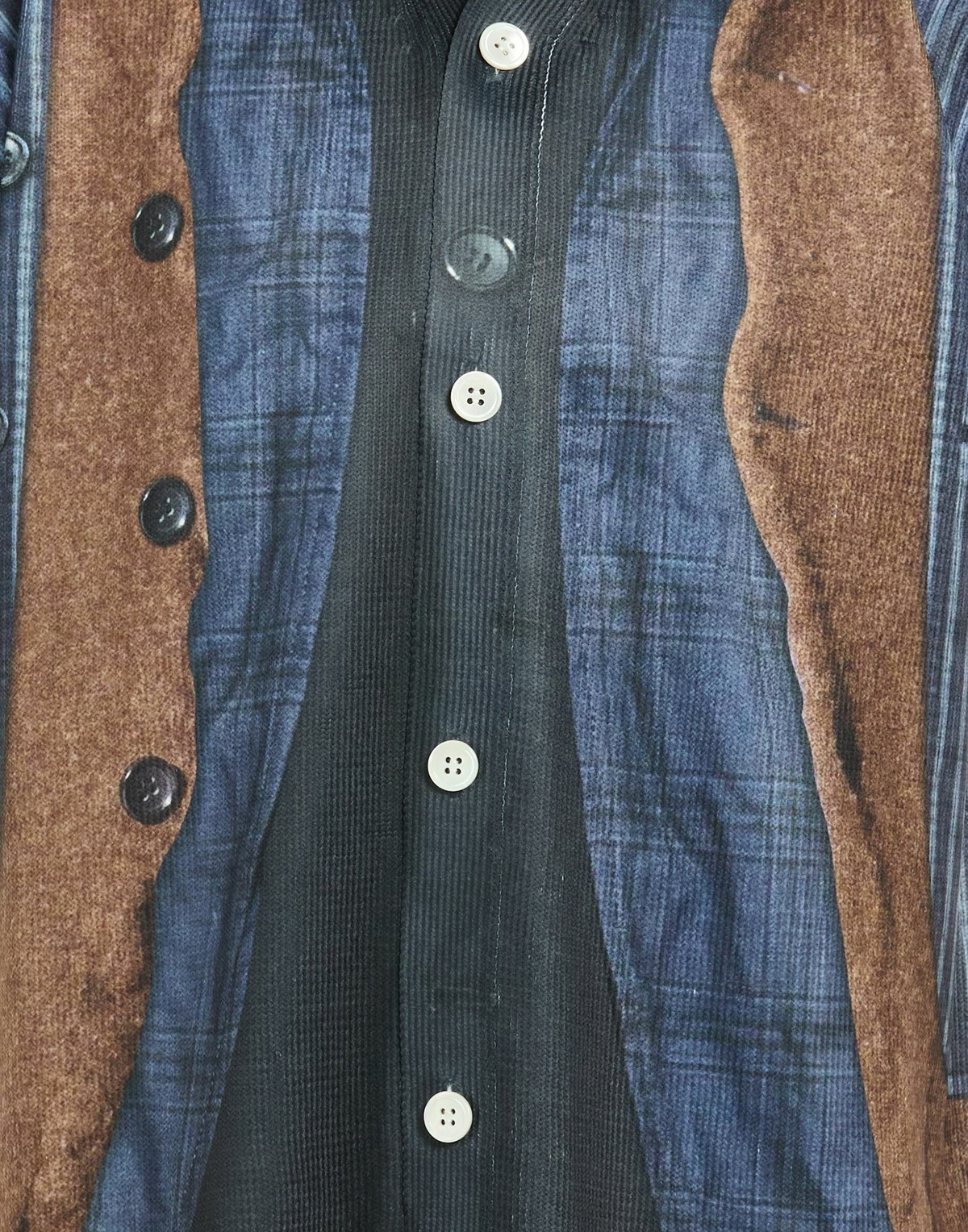 Comme Des Garçons Mens Cardigan in Navy