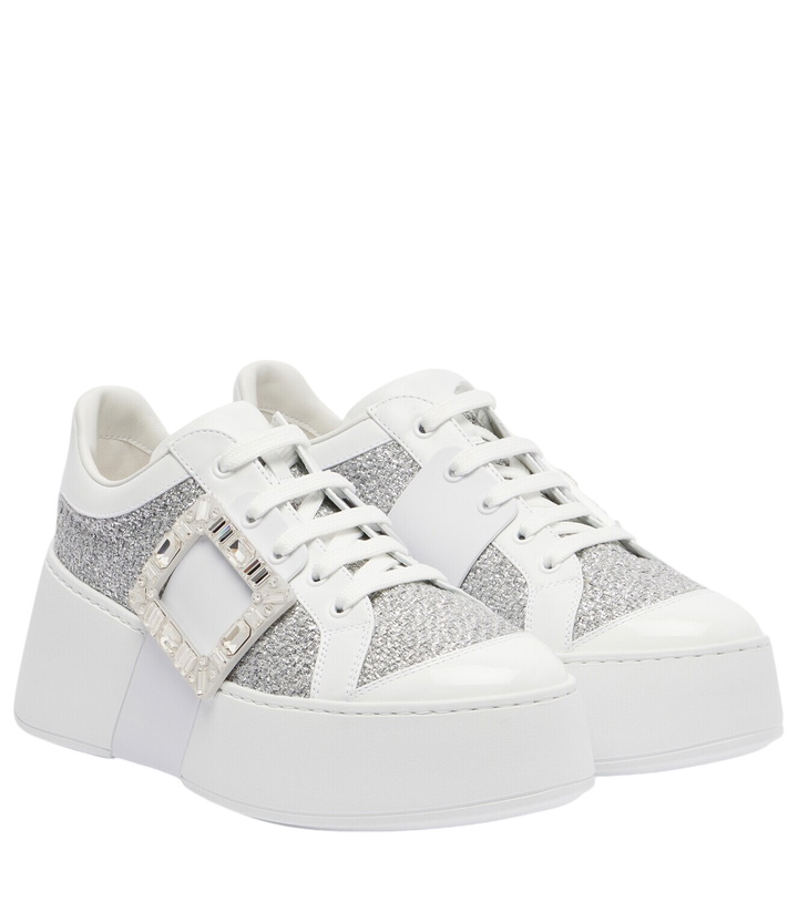 Photo: Roger Vivier Viv' Skate embellished sneakers