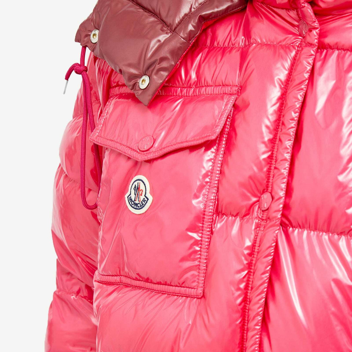 Moncler Women's Karakorum Padded Jacket in Pink Moncler