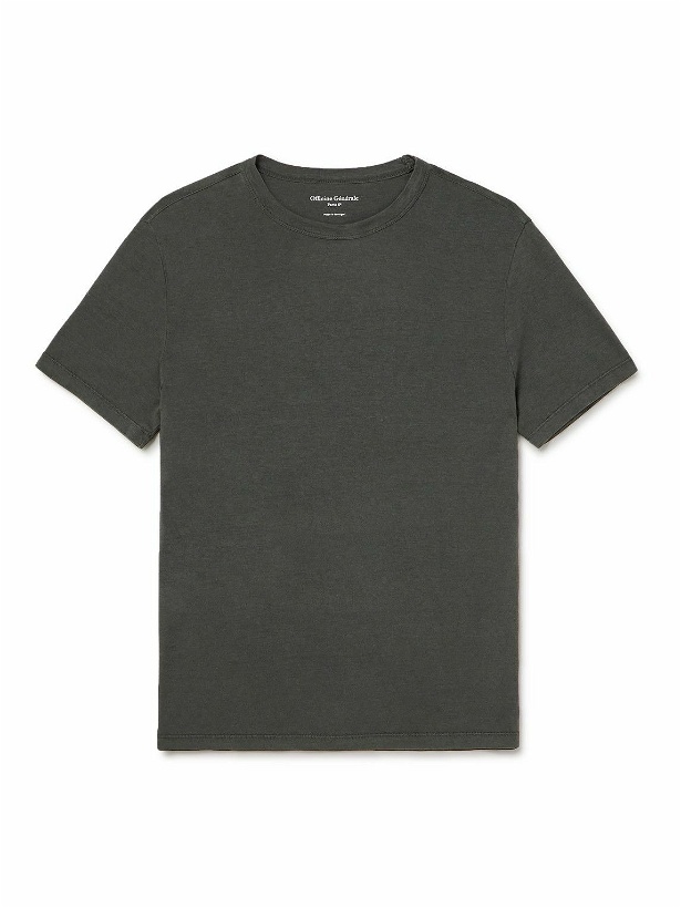 Photo: Officine Générale - Lyocell and Cotton-Blend T-Shirt - Black