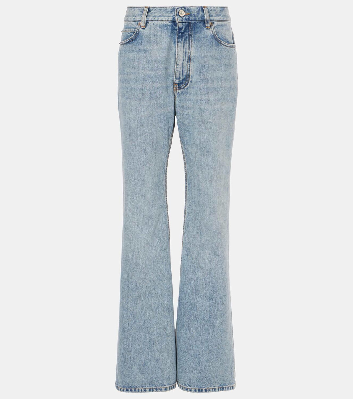 デニム・ジーパン Balenciaga Flared Jeans In Stretch Denim Balenciaga Flared Jeans | Blue | FARFETCH
