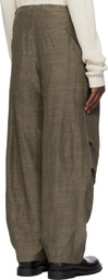 DEVOA Taupe Baggy Trousers