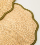 La DoubleJ Set of 2 straw placemats