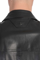 Salvatore Santoro Shirt In Black Leather
