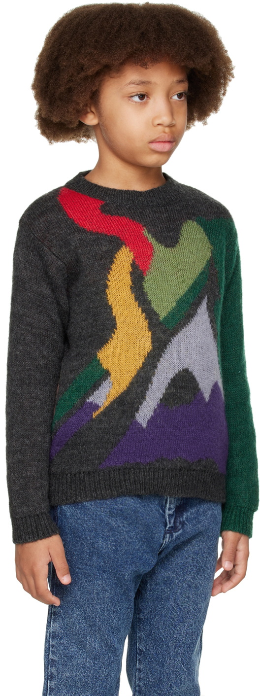 Wolf & Rita Kids Gray Age of Togetherness Óscar Sweater