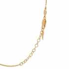 Missoma Women's Star Ridge Pendant Necklace in Gold 