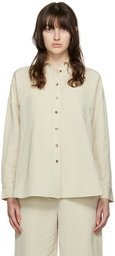CO Beige Pintuck Shirt
