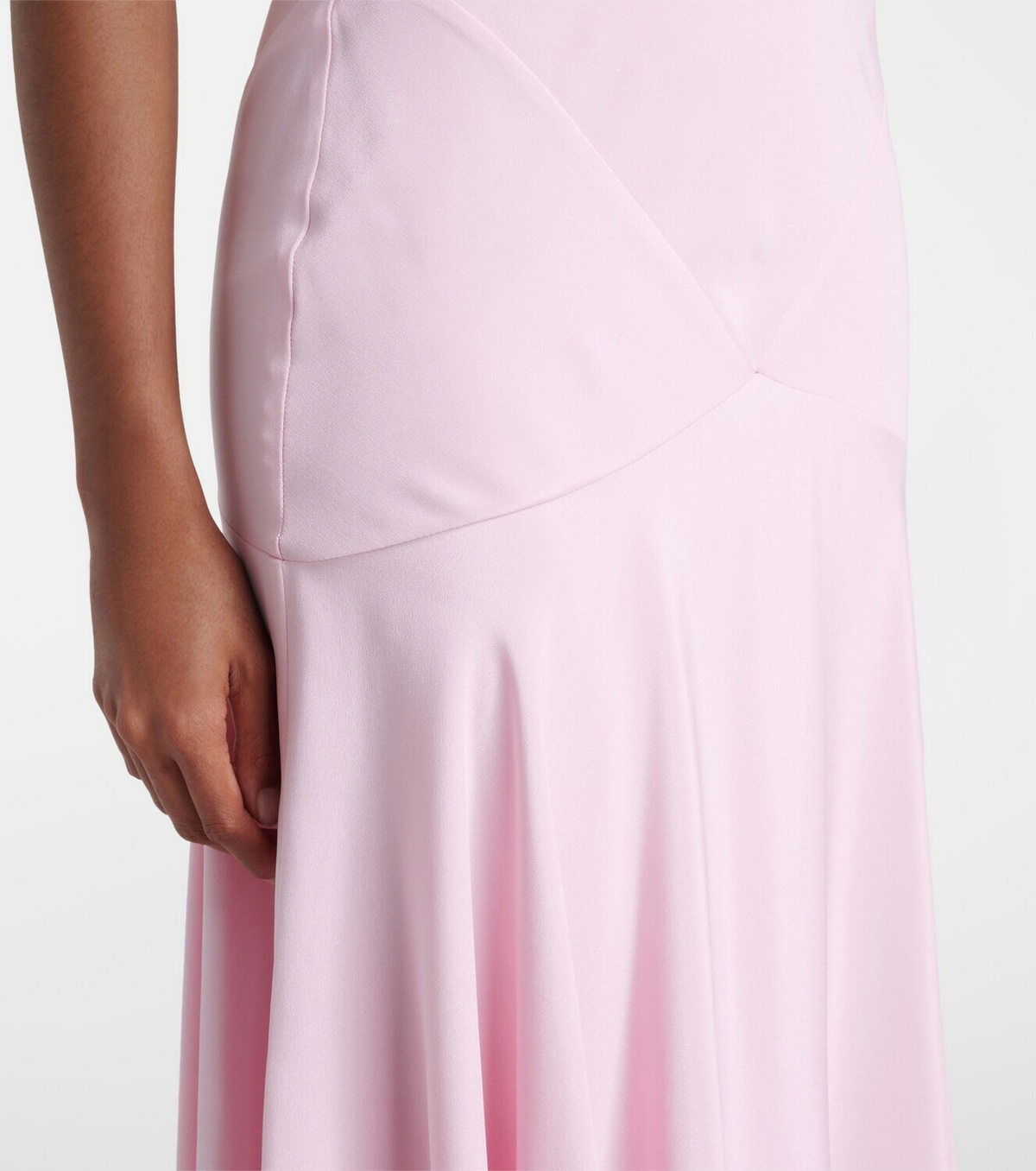 Rodarte Silk crêpe midi skirt