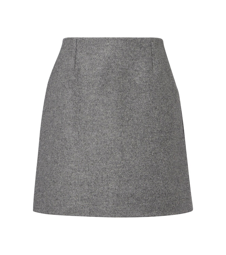 Photo: Carolina Herrera Mélange virgin wool miniskirt