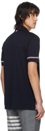 Thom Browne Navy Patch Polo