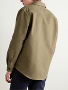 Purdey - Cotton-Moleskin Overshirt - Green