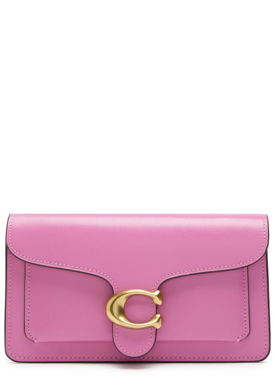 Coach Tabby Leather Clutch - Fuchsia - One Size