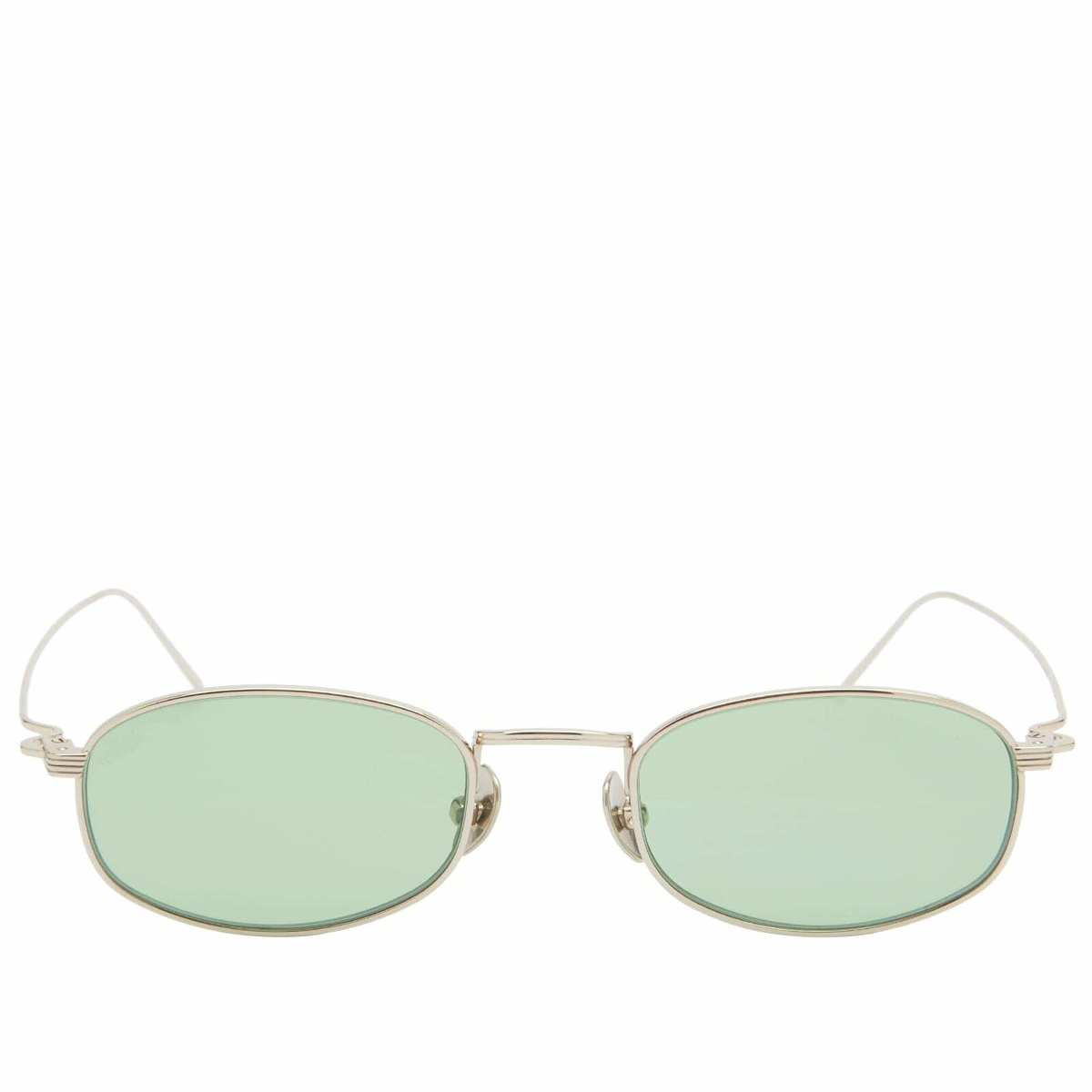 AKILA Icon Sunglasses in Gold/Light Green 