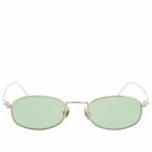 AKILA Icon Sunglasses in Gold/Light Green 