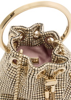 Jimmy Choo Bon Bon Micro Crystal-embellished Bucket bag - Gold - One Size