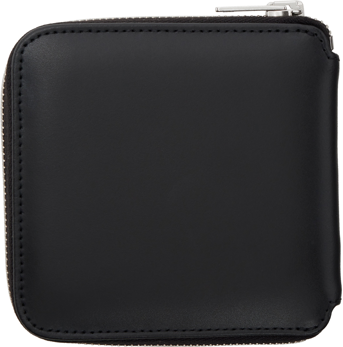 Maison Kitsuné Black Fox Head Square Zipped Wallet