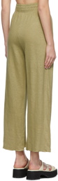 Missing You Already Green Linen Relax Lounge Pants