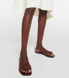 The Row Link leather sandals