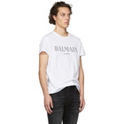 Balmain White Logo T-Shirt