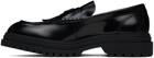 Fred Perry Black B5316 Loafers