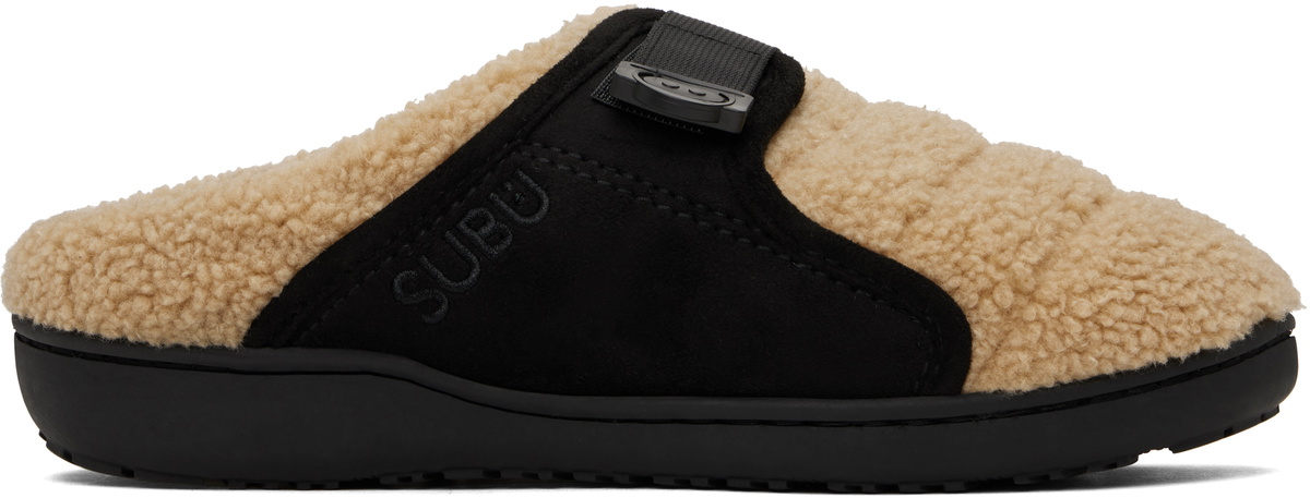 A.P.C. Beige SUBU Edition Belt Line Slippers A.P.C.