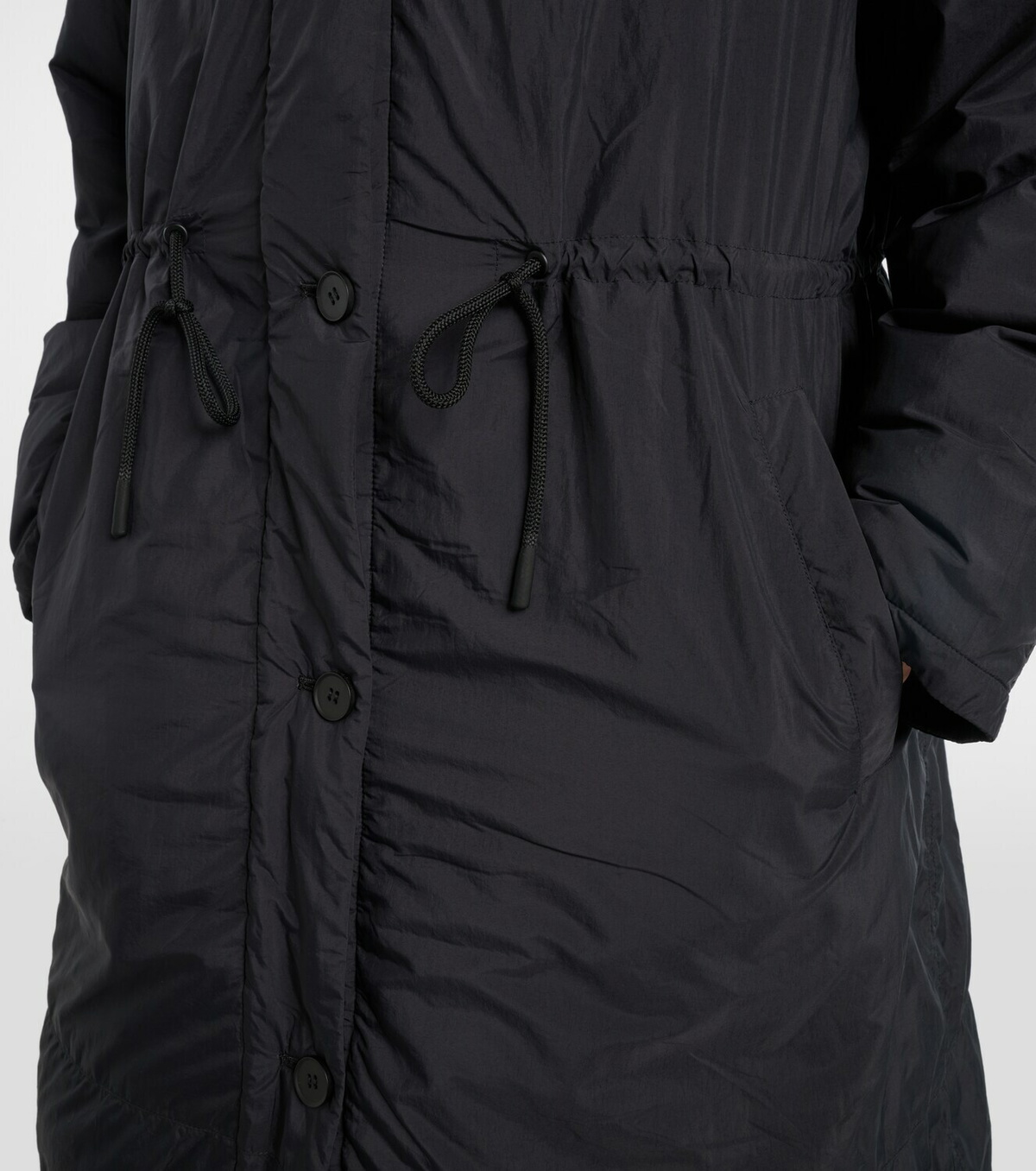 Yves Salomon Hooded shearling-trimmed down coat