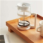 Rivers Hoop Mono Coffee Press in White 720ml