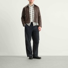 Won Hundred Men's Dutton Leather Jacket in Carafe Brown