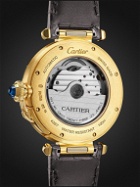 Cartier - Pasha de Cartier Automatic 41mm 18-Karat Gold and Alligator Watch, Ref. No. WGPA0007