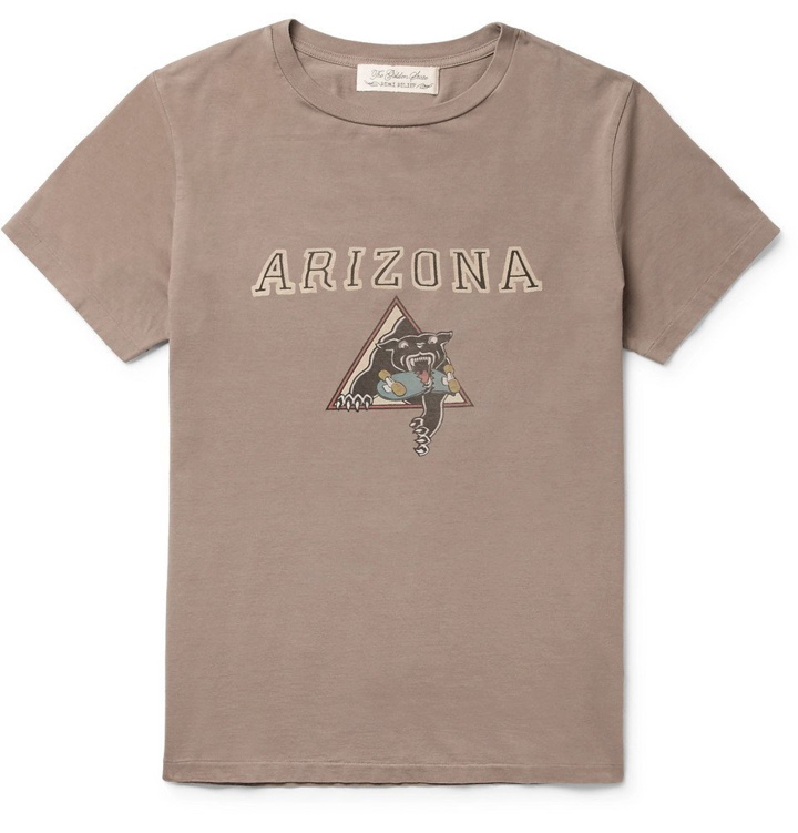 Photo: Remi Relief - Printed Cotton-Jersey T-Shirt - Men - Brown