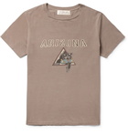 Remi Relief - Printed Cotton-Jersey T-Shirt - Men - Brown