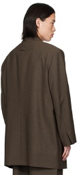 Fear of God Brown Double-Breasted Blazer