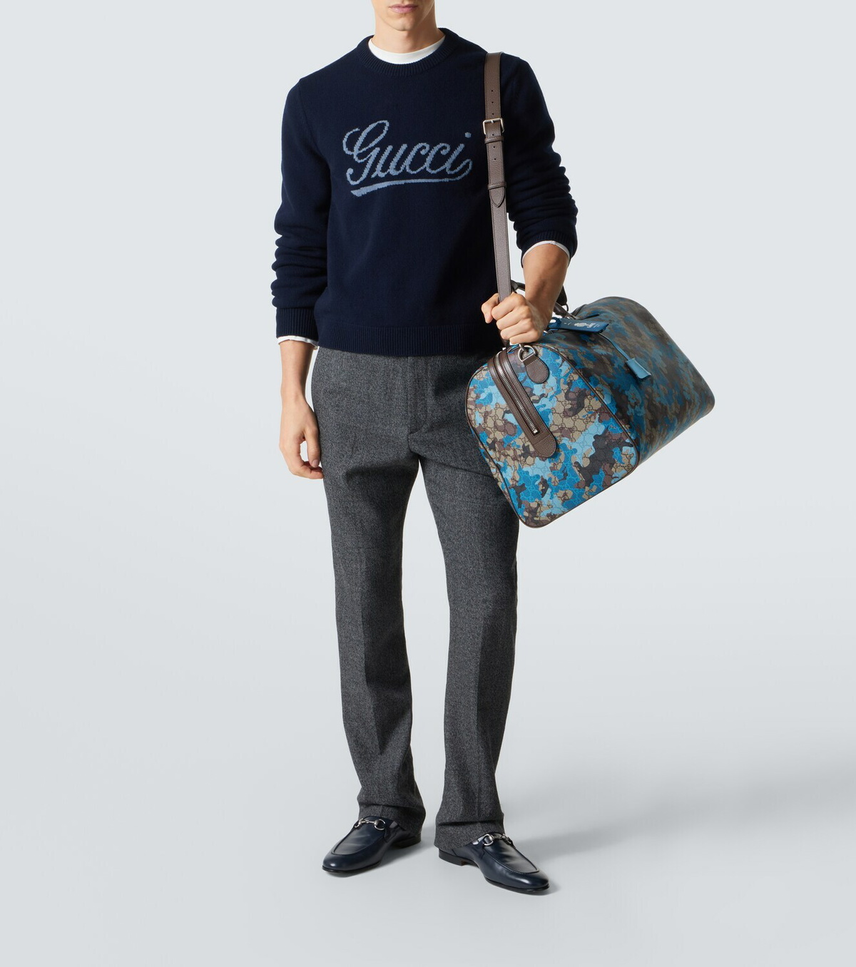 Gucci Large GG canvas duffel bag