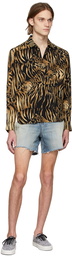 Saint Laurent Blue California Shorts