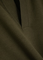 Aurélien Wool Polo Shirt Olive