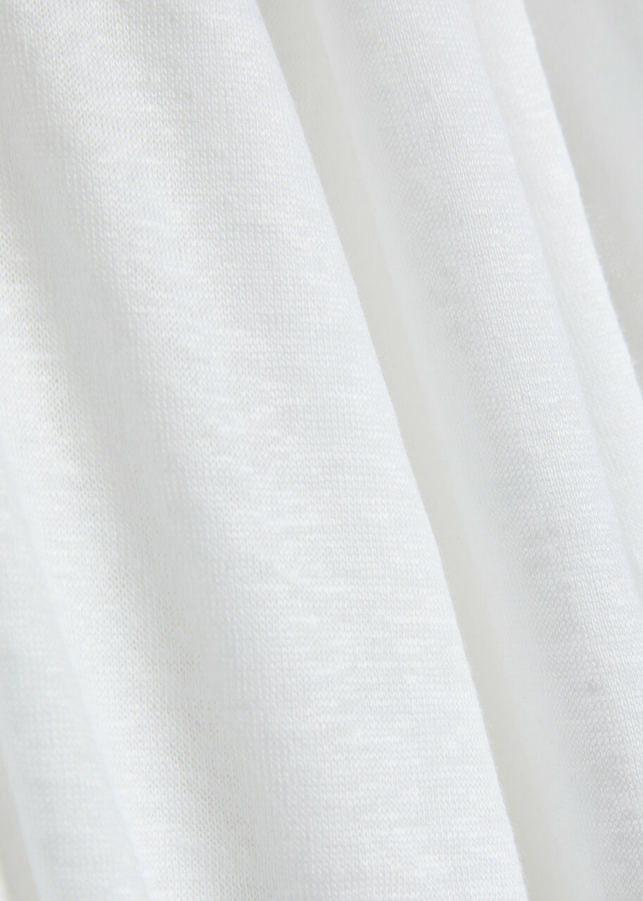 Officine Générale Boris Linen T-shirt White