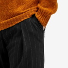 Wood Wood Men's Fraser Pleated Chinos in Black Stripes
