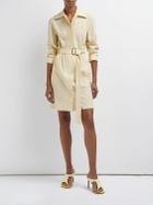 MAX MARA - Saio Belted Cotton Poplin Midi Dress
