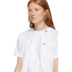 Off-White White Abstract Arrows Slim T- Shirt