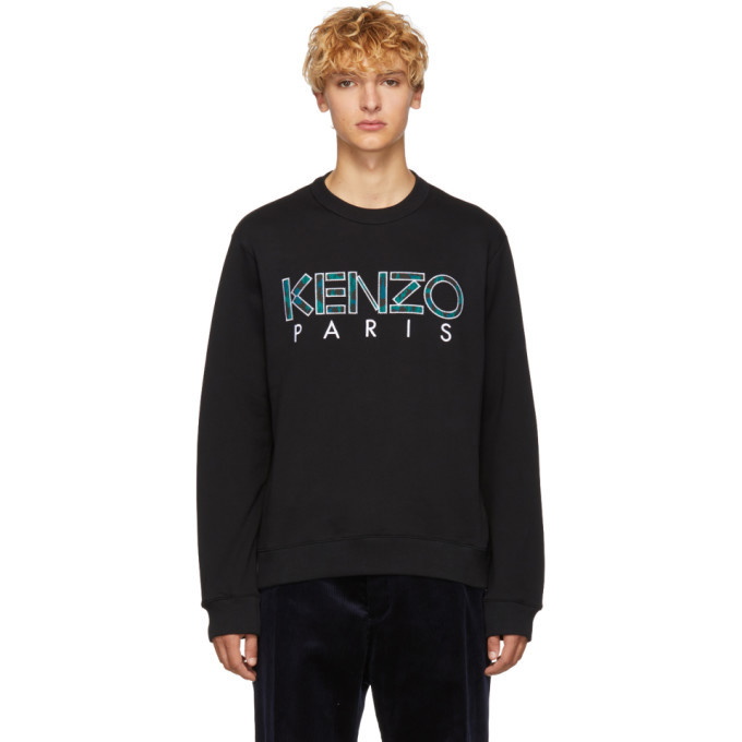 Photo: Kenzo Black Logo Sweatshirt