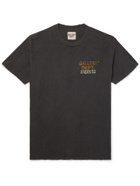 GALLERY DEPT. - Distressed Logo-Print Cotton-Jersey T-Shirt - Black