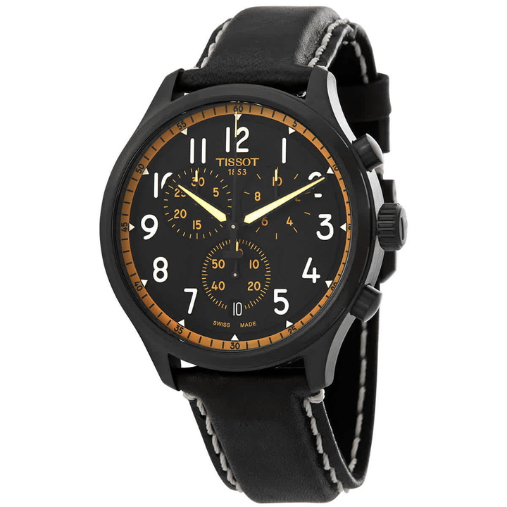 Photo: Tissot T-Sport Chronograph Quartz Black Dial Mens Watch T116.617.36.052.02
