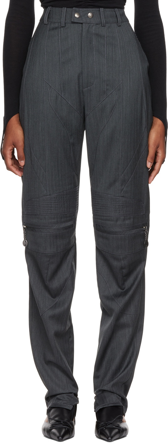 BONBOM Gray Lea Trousers