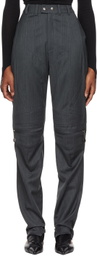 BONBOM Gray Lea Trousers