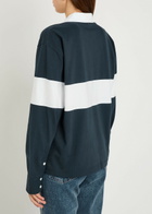 Rag & Bone Colour-block Cotton Polo top Stripe