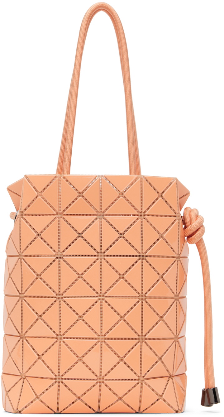 BAO BAO ISSEY MIYAKE Orange Wring One-Tone Bucket Bag Bao