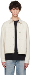 John Elliott Off-White Thumper Type II Denim Jacket