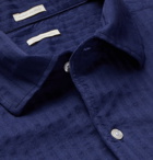 Massimo Alba - Striped Watercolour-Dyed Cotton Shirt - Men - Blue