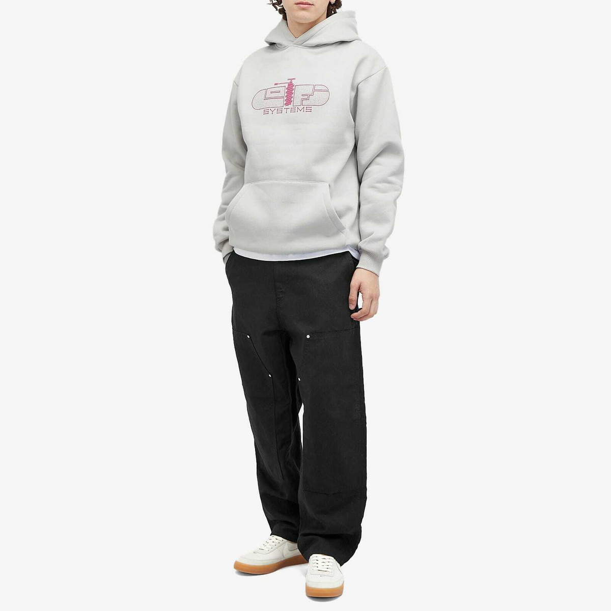Lo-Fi Men's Process Hoodie in Cement