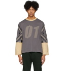 Youths in Balaclava Grey and Beige 01 Long Sleeve T-Shirt